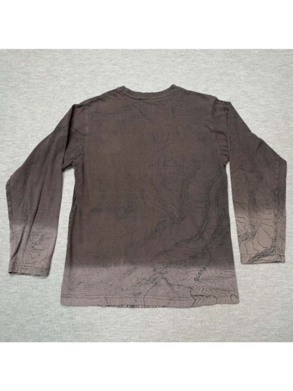 Calvin Klein Jeans Shirt Rockology Graphic Size Large Brown Long Sleeve Guitar - Picture 4 of 14